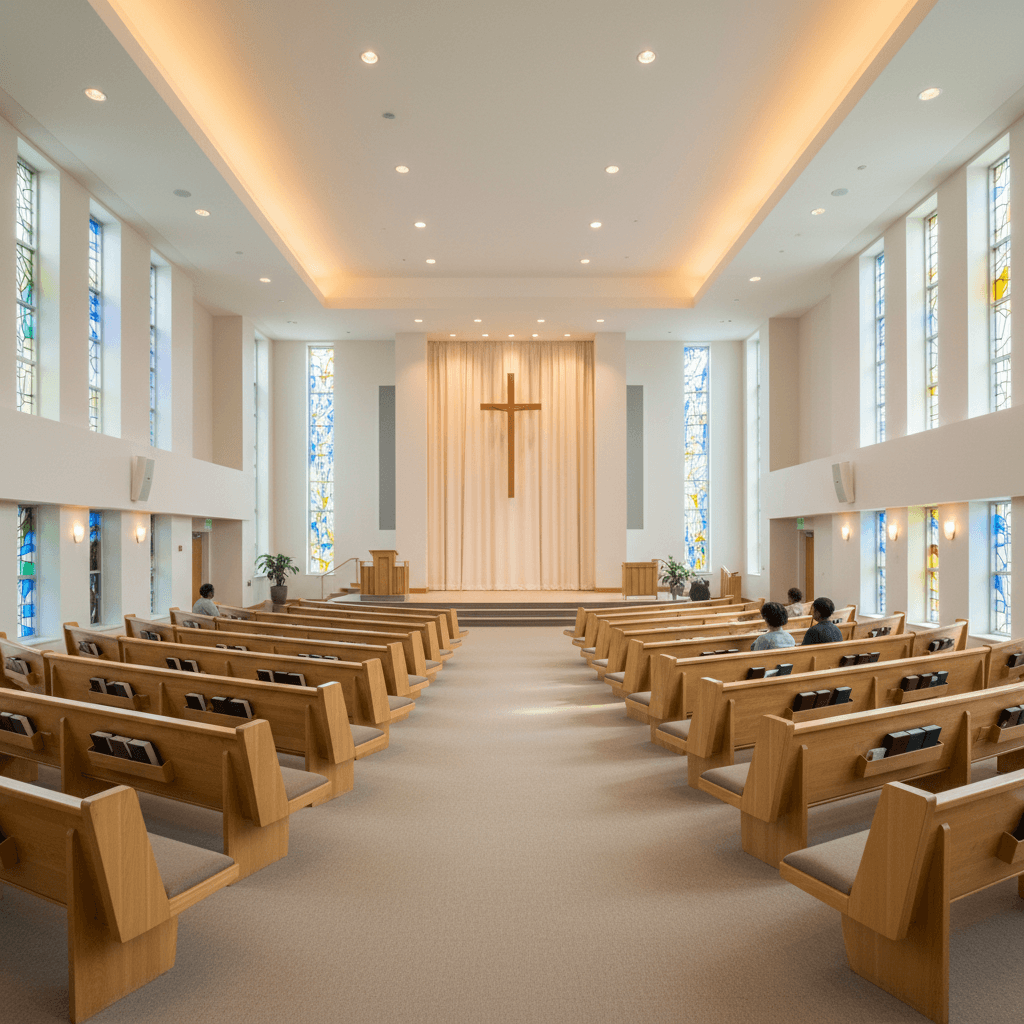 Sunday worship service