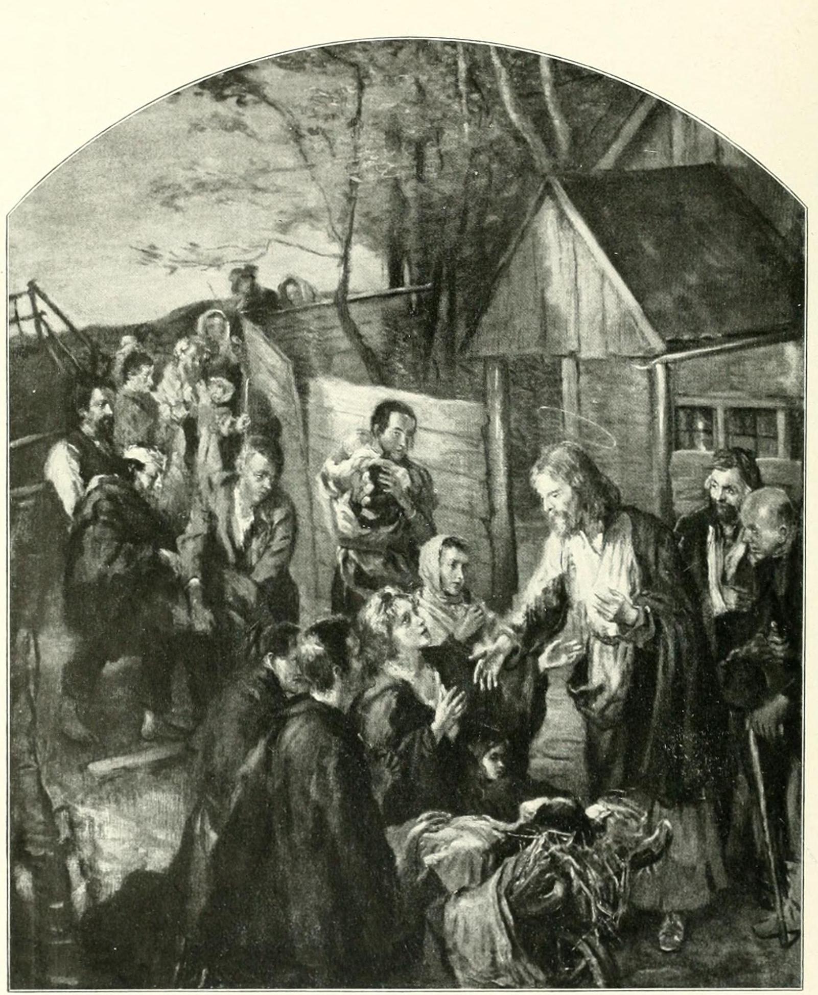 Jesus healing the sick